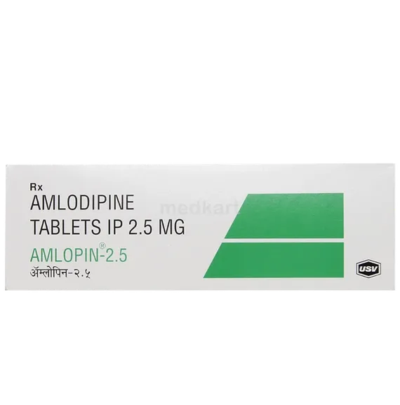 amlopin 2.5mg tablet 10's